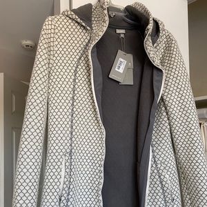 Bench Designer Warm Thick Jacquoator Hoody Large